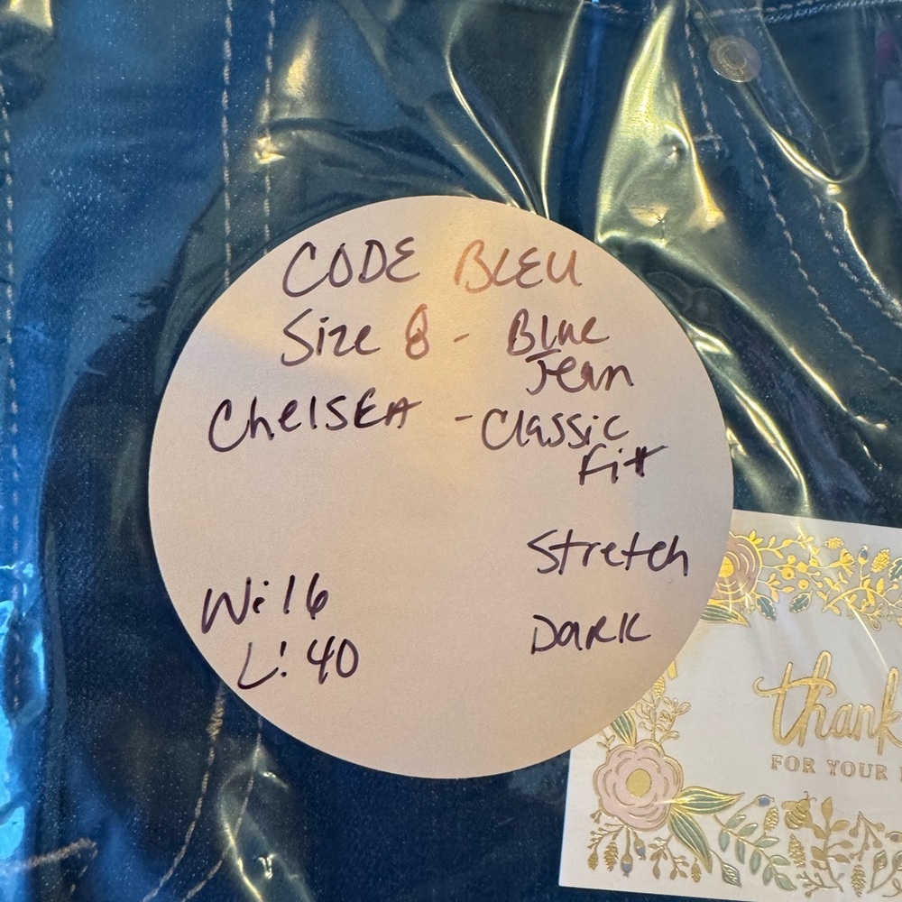 Code Bleu Midnight Blue Jeans - image 5